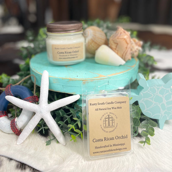 Costa Rican Orchid 8oz. Soy Wax Candle