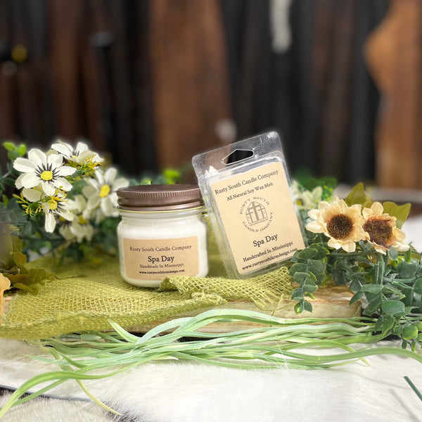 Spa Day 8oz. Soy Wax Candle